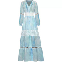 Load image into Gallery viewer, Once in a blue moon maxi dress *WAS £150*
