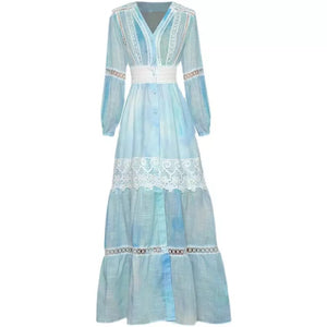 Once in a blue moon maxi dress *WAS £150*