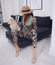 Load image into Gallery viewer, Leopard-Print Jacquard Set