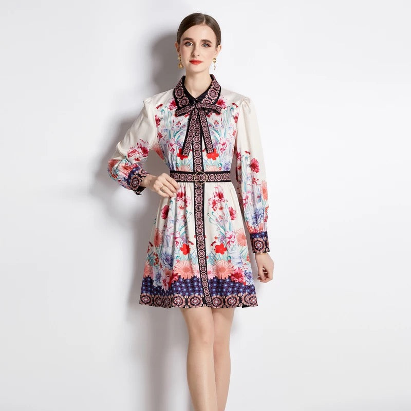 Tie Me Mini Dress