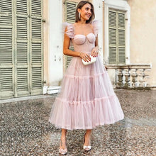 Load image into Gallery viewer, Fairy tale ruffle bodice dress