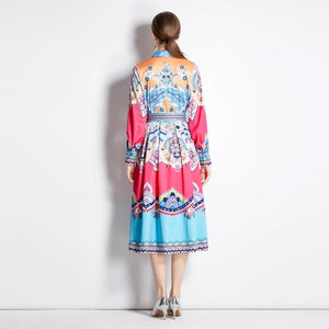 Pattern me midi dress