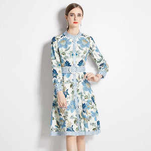 *NEW Floral mini with belt