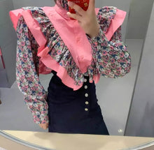 Load image into Gallery viewer, For the frill of it blouse *WAS £55*