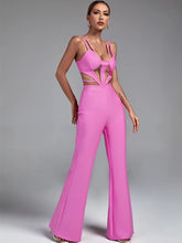 Load image into Gallery viewer, Pink Lux Bodycon Jumpsuit