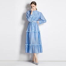 Load image into Gallery viewer, *NEW So Royal Cotton Maxi Dress