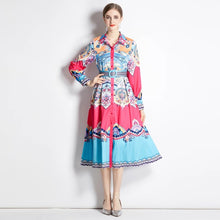 Load image into Gallery viewer, Pattern me midi dress