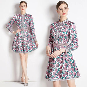 Turkish delight mini dress with belt