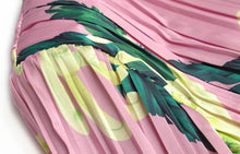 Load image into Gallery viewer, *NEW Tassel Pink floral Printed Pleated Dress with belt