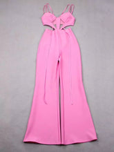 Load image into Gallery viewer, Pink Lux Bodycon Jumpsuit