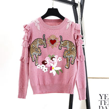 Load image into Gallery viewer, Wild at heart Applique jumper *WAS £75*