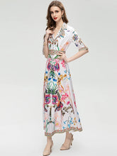 Load image into Gallery viewer, Crest Embellished Maxi Dress