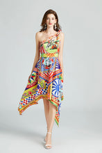 Load image into Gallery viewer, Bohemian Floral Print Dress