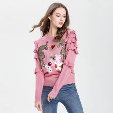 Load image into Gallery viewer, Wild at heart Applique jumper *WAS £75*