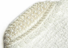 Load image into Gallery viewer, White Tweed Single Breasted Coat