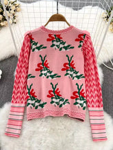 Load image into Gallery viewer, Cat Wink Knitted Embellished Jumper - comes in two colours
