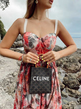 Load image into Gallery viewer, Faded rose bralette style midi dress