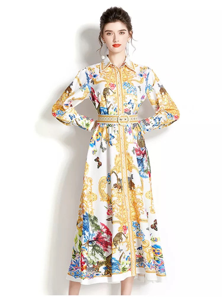Oh Such Lush Midi Dress - comes in two colours
