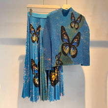 Load image into Gallery viewer, Butterfly Top &amp; Midi Skirt - comes in 6 colours