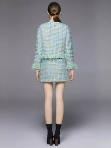 Ice Blue Two Piece Suit