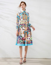 Load image into Gallery viewer, ‘The Sanctuary’ long sleeve dress with belt