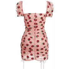 Load image into Gallery viewer, Sequin Strawberry mini dress