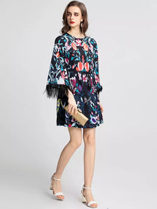 Feather Tastic Dress - comes in two colours