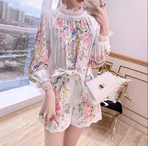 Flowers in bloom Top & Shorts *