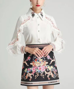 A bunch of flowers two piece set