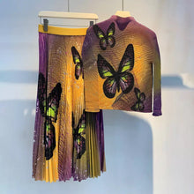 Load image into Gallery viewer, Butterfly Top &amp; Midi Skirt - comes in 6 colours