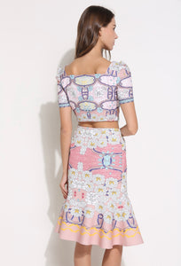 Floral printed two piece set  *SAMPLE SALE*