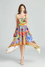 Load image into Gallery viewer, Bohemian Floral Print Dress