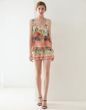 Load image into Gallery viewer, Floral print top and skort set