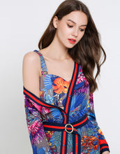 Load image into Gallery viewer, Birds in Paradise two- piece midi dress