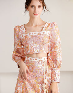 The Strawberry Sorbet  bohemian set