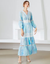 Load image into Gallery viewer, Once in a blue moon maxi dress *WAS £150*