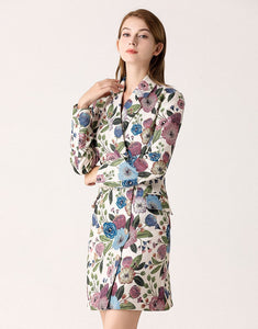 The Fierce Floral Blazer dress