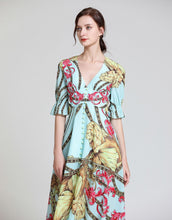 Load image into Gallery viewer, “Hear Me Roar!” Bohemian Maxi Dress