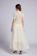 Load image into Gallery viewer, Knitted embellished top and tiered ruffle skirt set *comes in 3 colours*