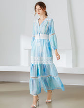 Load image into Gallery viewer, Once in a blue moon maxi dress *WAS £150*