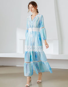 Once in a blue moon maxi dress *WAS £150*