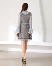 Load image into Gallery viewer, Blue bow Chic Mini dress