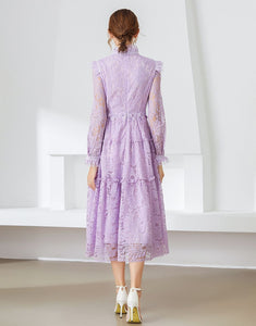lavendar lace dress  sample sale