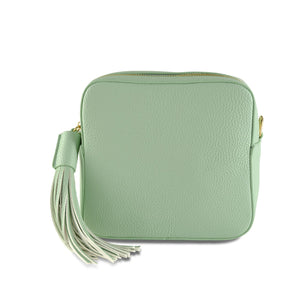 NEW! Mint Green Vegan Leather Cross Body Bag THREESIXFIVE