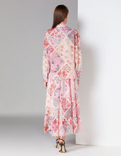 Load image into Gallery viewer, Thistle &amp; flower pink two piece with zigzag hem *WAS £145*