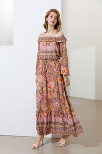 'Rustic Rose' Bardot two piece