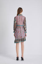 Load image into Gallery viewer, Love on the line Patchwork dress