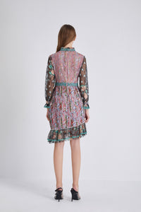 Love on the line Patchwork dress