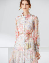 Load image into Gallery viewer, Gelato pastel floral midi dress