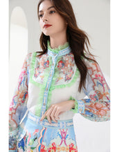 Load image into Gallery viewer, *NEW Humming bird and flowers two piece set